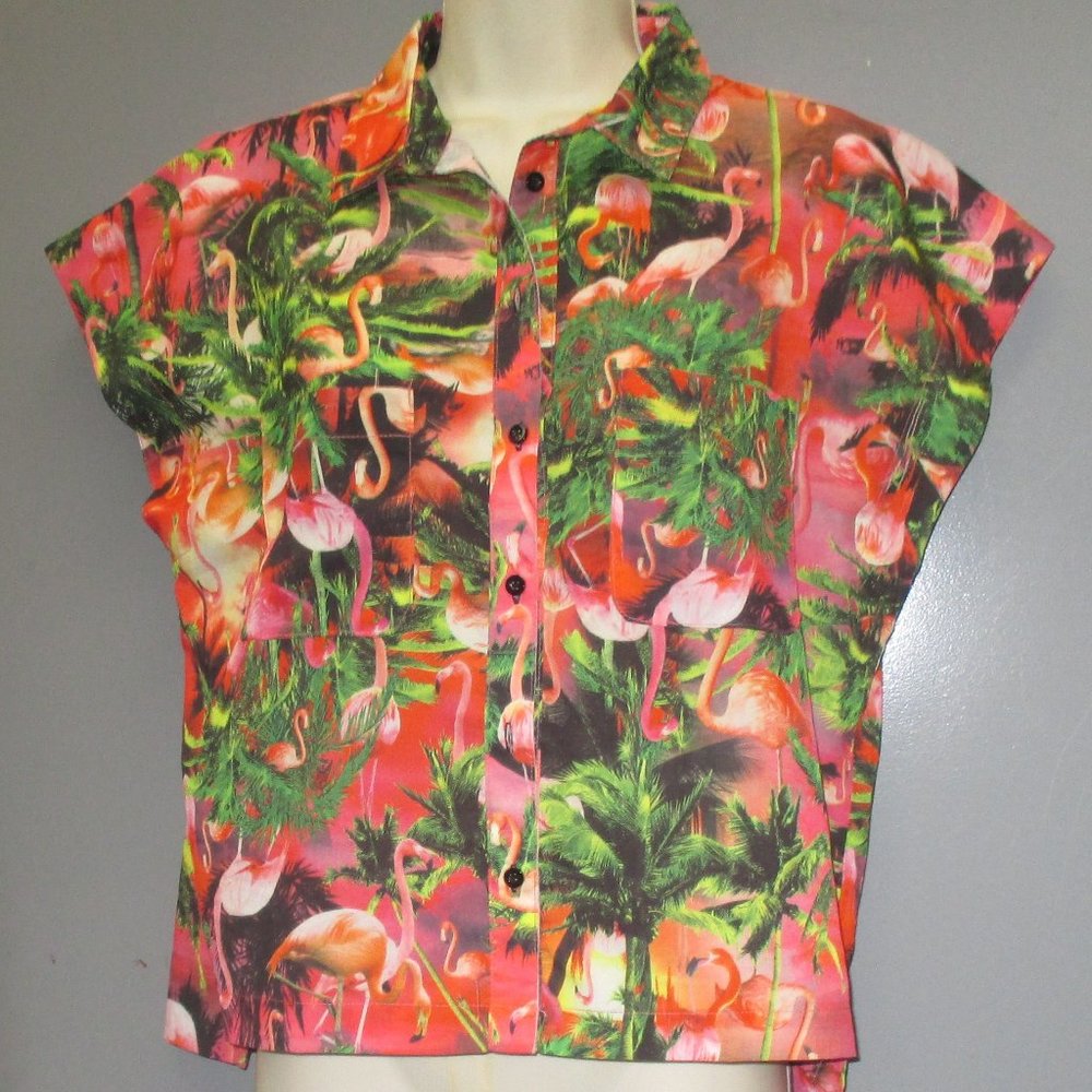 Women's Blouse Top Size XS Button Front Blouse Top
